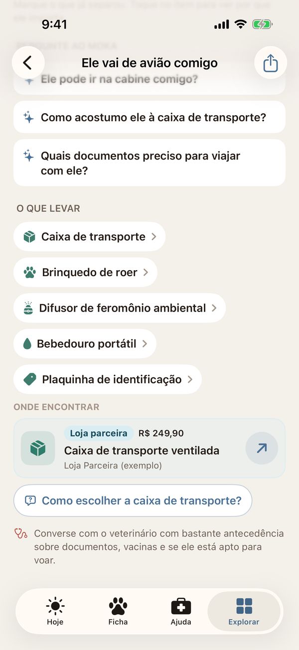 Guia de viagem de avião: lista O que levar e, abaixo, Onde encontrar com selo Loja parceira